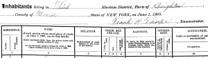 Part of the 1905 census header